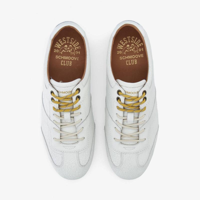 TERRY SNEAKER M - CRACKLED LTR/SN - WHITE